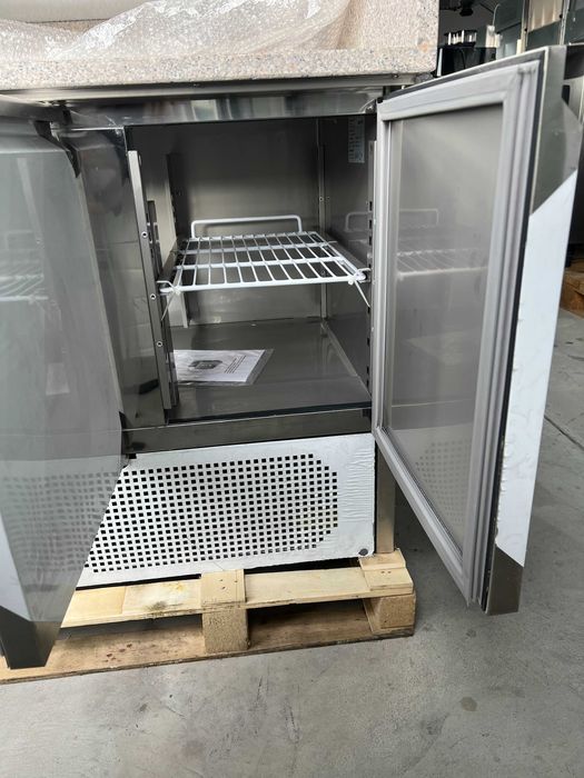 Хладилна пица маса с гранитен плот/Немска/Нова