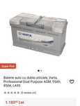 Baterie auto cu dubla utilizare Varta