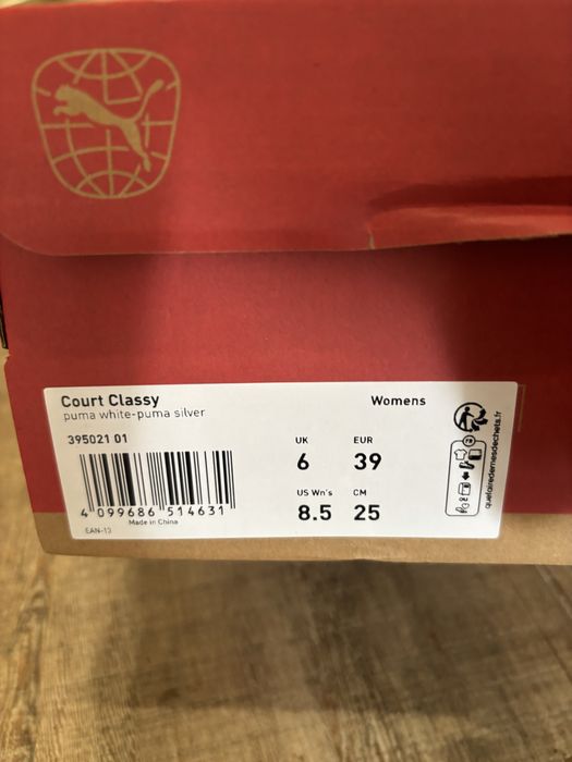 Сникърси Puma Court Classy - номер 39