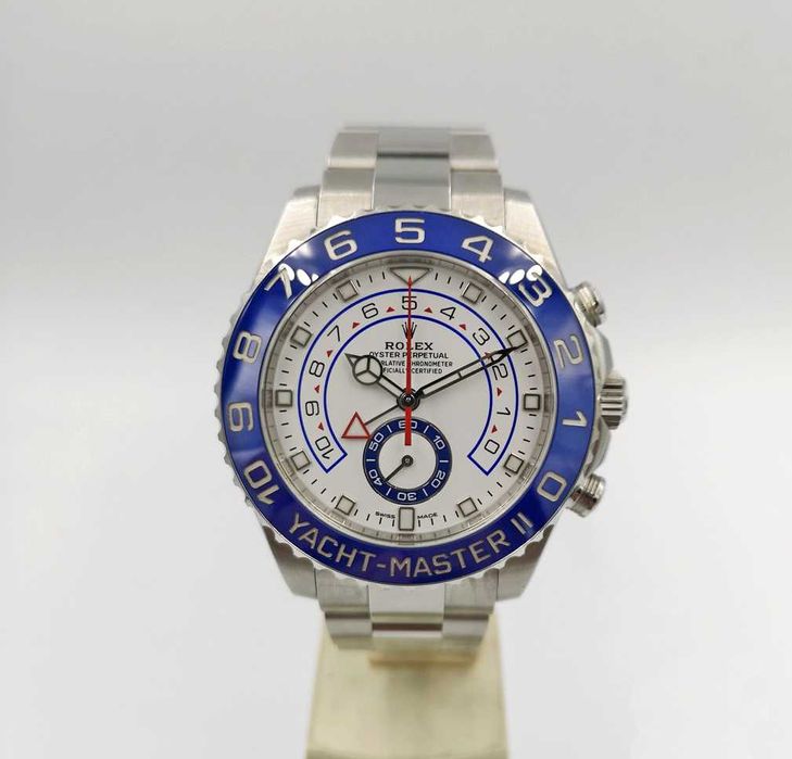 rolex yacht-master 2 silver 44mm