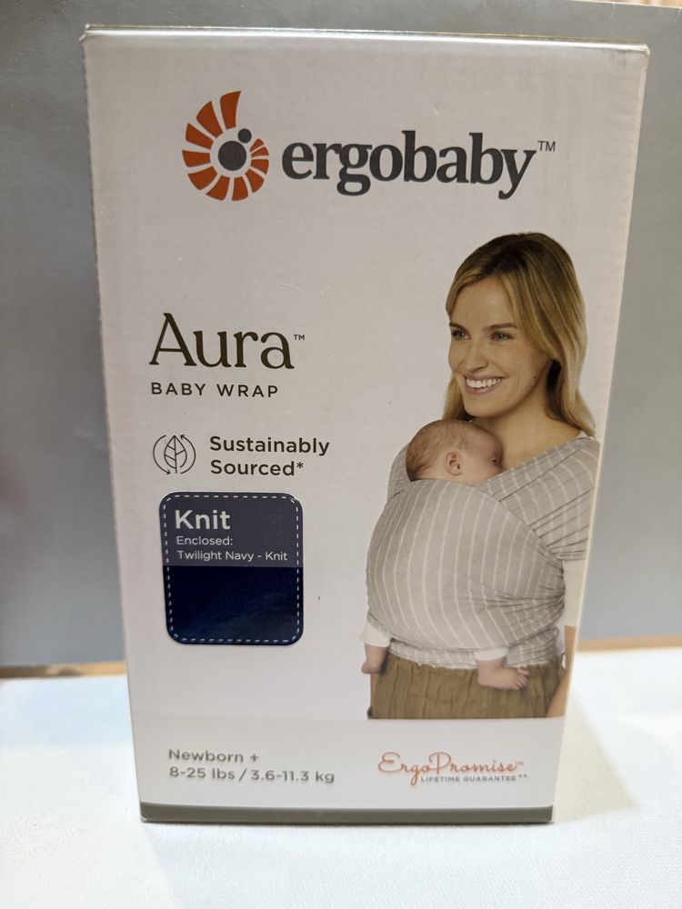 Слинг Ergobaby Aura - Knit - тъмно син