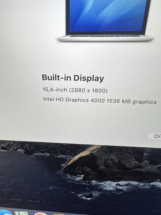 Macbook pro 15 Retina 2012 16gb ram