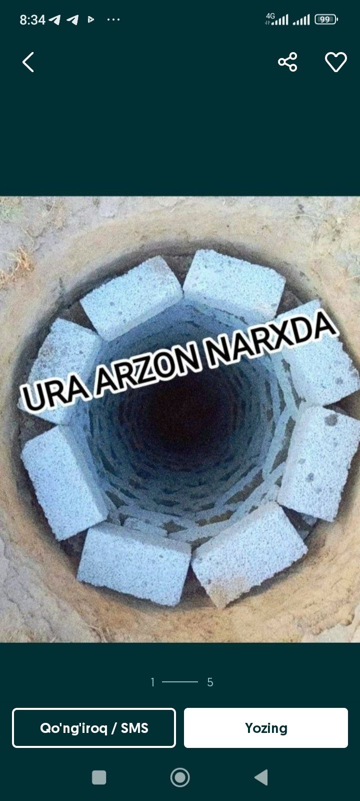 Urachi Arzon Narxda Qaziymiz