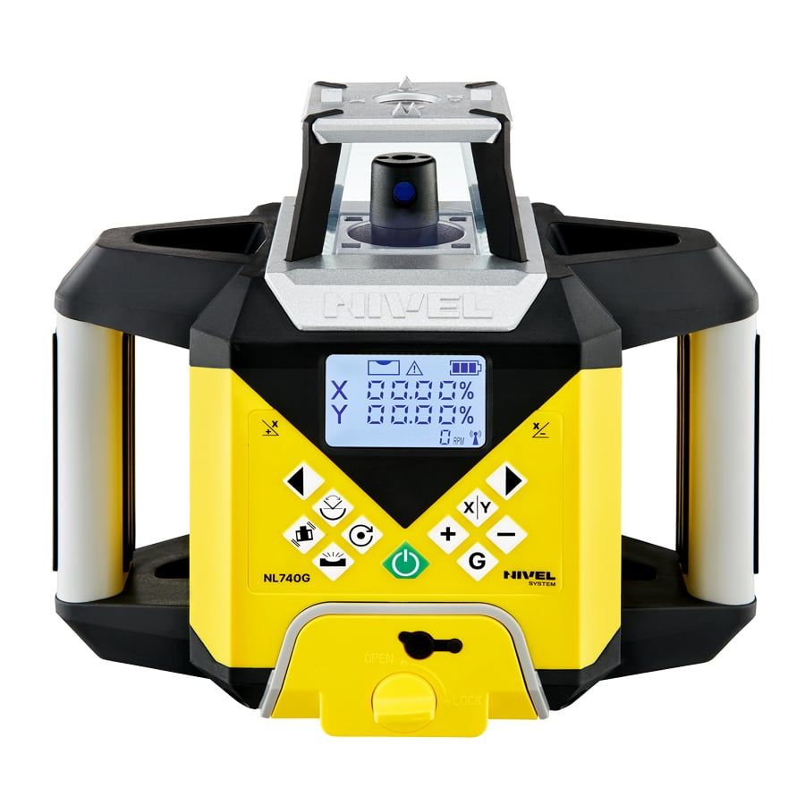 Laser rotativ Nivel System NL740G Digital, fascicul verde