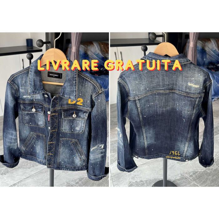 Geaca blugi Dsquared2 Model 2025 TOP PREMIUM