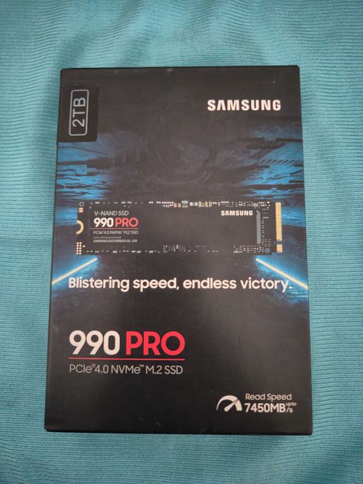 SAMSUNG SSD 990 PRO 2TB M.2 2280 PCIe 4.0 x4 NVMe 2.0, НОВ