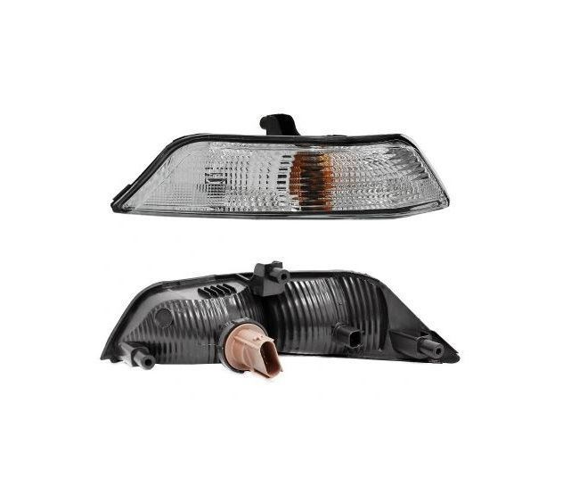 Lampa semnalizare fata cu lumina parcare Ford Mustang, 01.2015-07.2018, RapidAuto, fata, partea dreapta, Tip=USA; tip bec WY28/8W+WY5W; cu mufa bec;