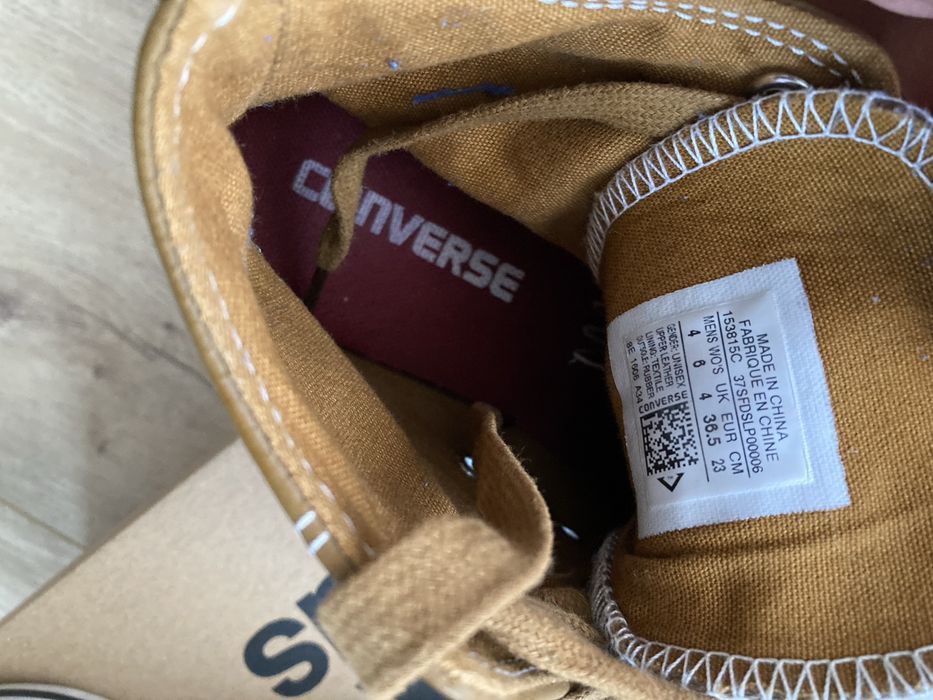Детски кожени кецове Converse