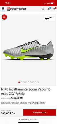 Ghete fotbal Nike Zoom Vapor 15