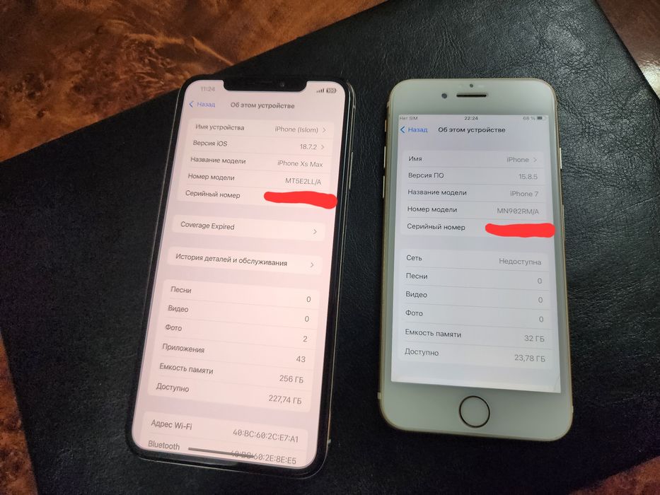 Iphone Xs Max LL/A 256GB White Batareka 100% Uselenniy