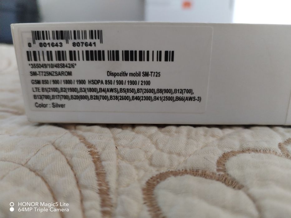 Samsung Tab S5e, varianta cu SIM