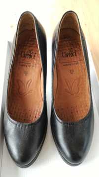 Caprice Дамски обувки с висок ток, естествена кожа