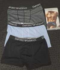 Boxeri Armani la set de 3 perechi