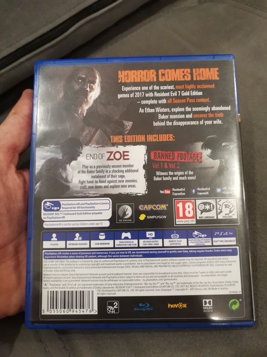 PS4 Resident Evil 7