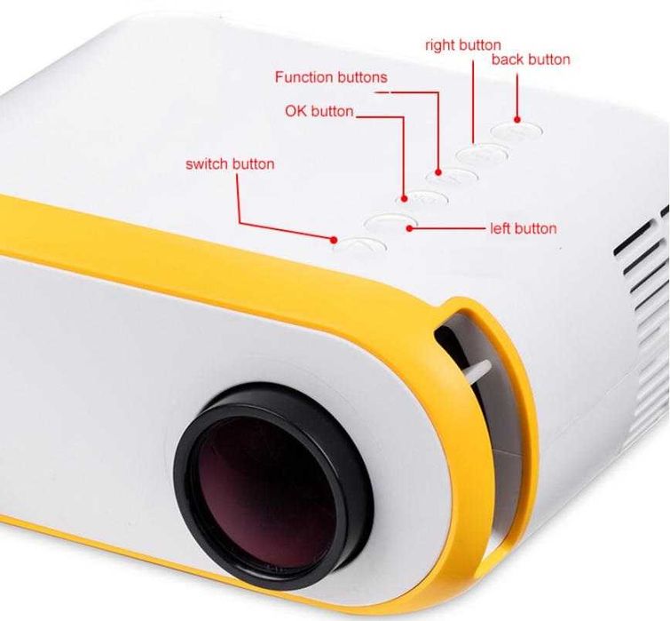 1680x1050 1080P FULL HD HDMI Wi-Fi Miracast Мултимедиа Видео Проектор