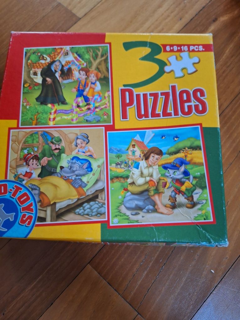 Puzzle 3+, D-Toys