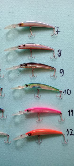 Воблери Yo Zuri Crystal 3D Minnow  Двуделни