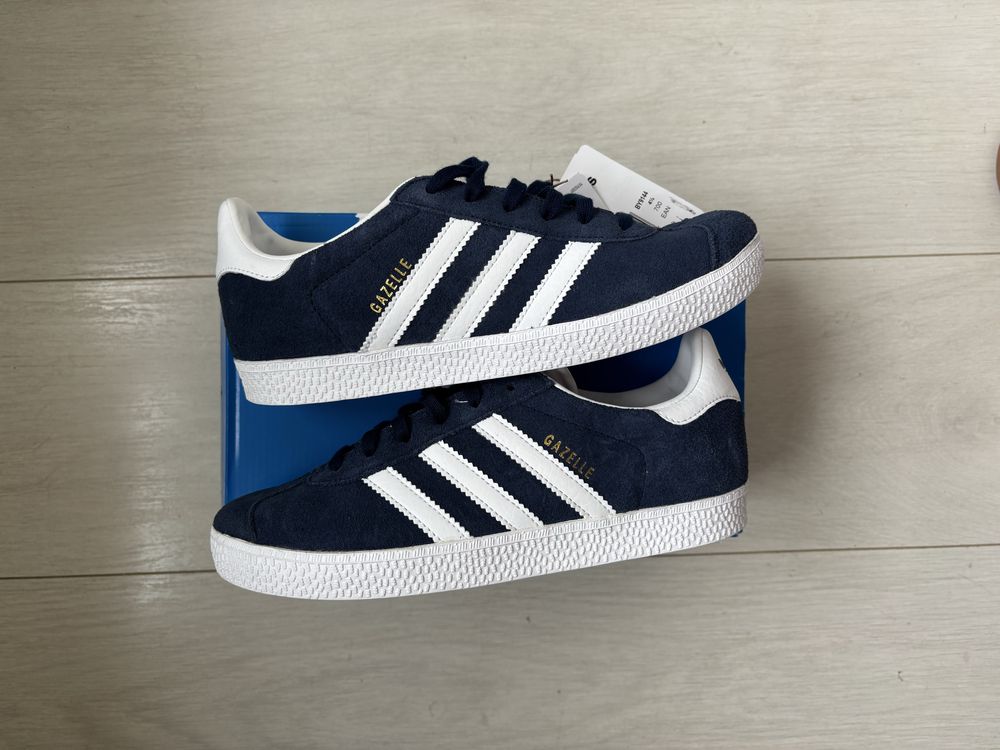 Adidas Gazelle 37 - noi, cu eticheta, in cutie originala - piele natur