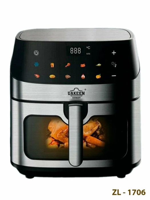 Аэрогриль UAKEEN ZL-1706, 10л, электронное управление
