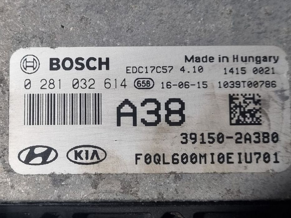 Calculator motor Kia Sportage IV 1.7 Diesel 2016 - 2018 116CP Manuala D4FD Euro5 (1354) ...