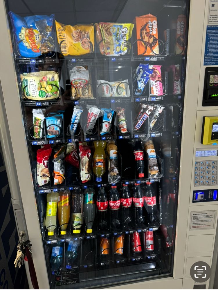 Firmă profitabilă de automate cafea si snack-uri Bucuresti- de vânzare