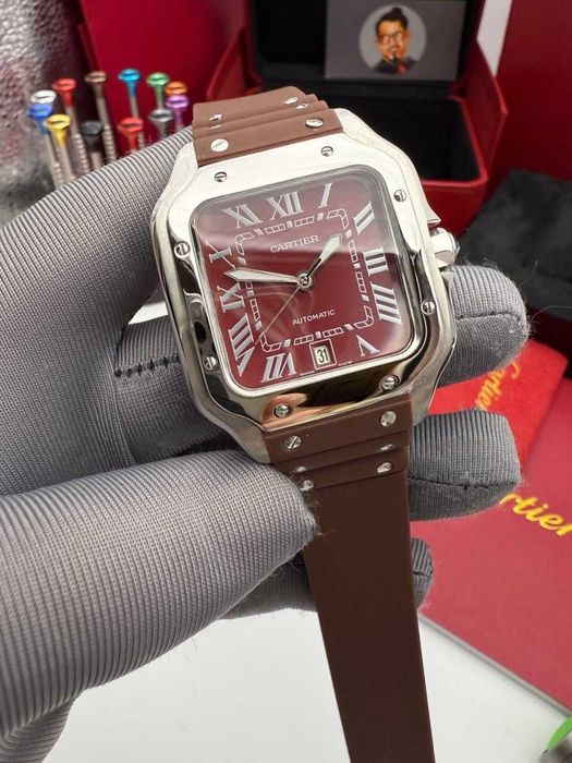 Cartier santos 100 red