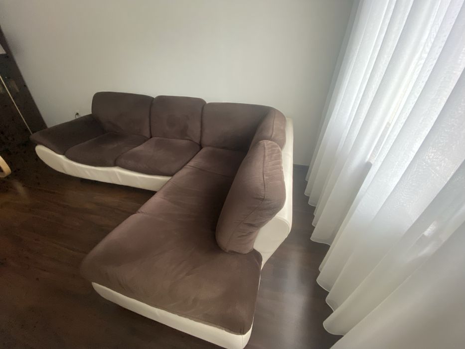 Ъглов диван, без функция сън, използван, но запазен