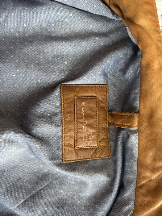 Кожено яке на Massimo Dutti - естесвена кожа