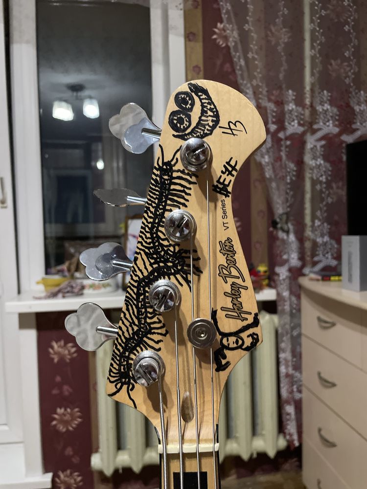 Бас гитара Harley Benton VT series-75 jazz bass