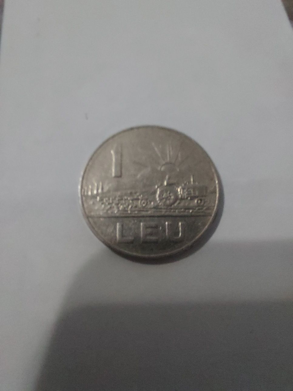 Moneda 1 leu 1966