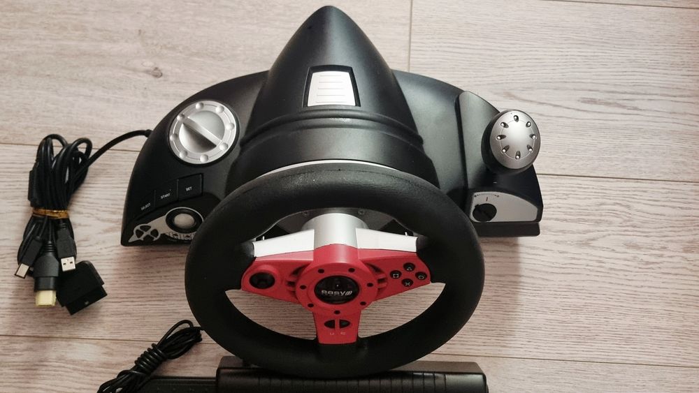 Volan si pedale Easy Touch ET2034 PC si Playstation 2
Volan si pedale