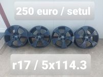 Jante aluminiu r17 / Renault Nissan Dacia Kia Hyundai Mazda / 5x114.3