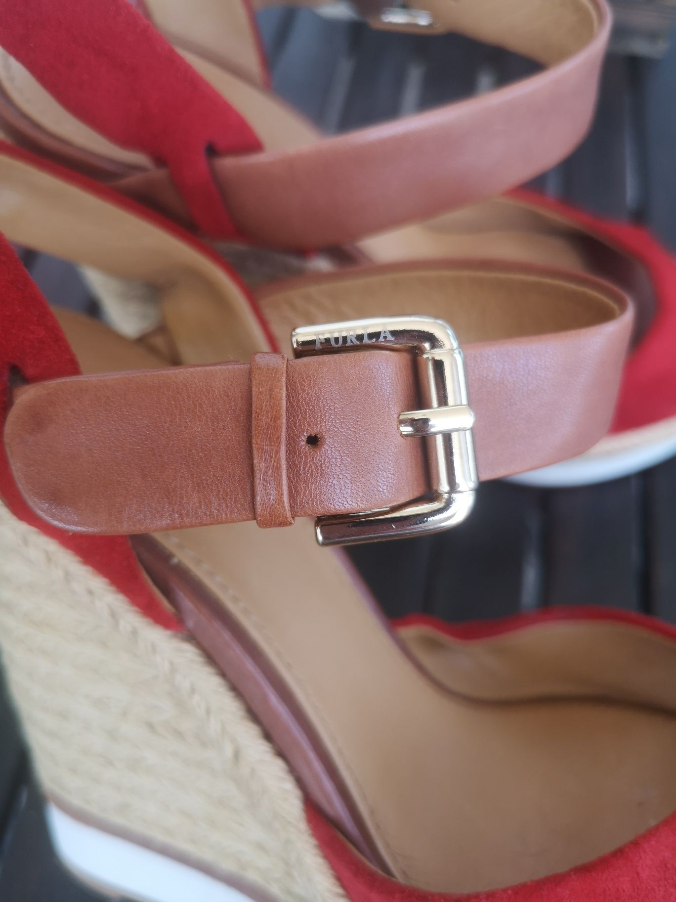 FURLA, оригинални сандали, номер 35