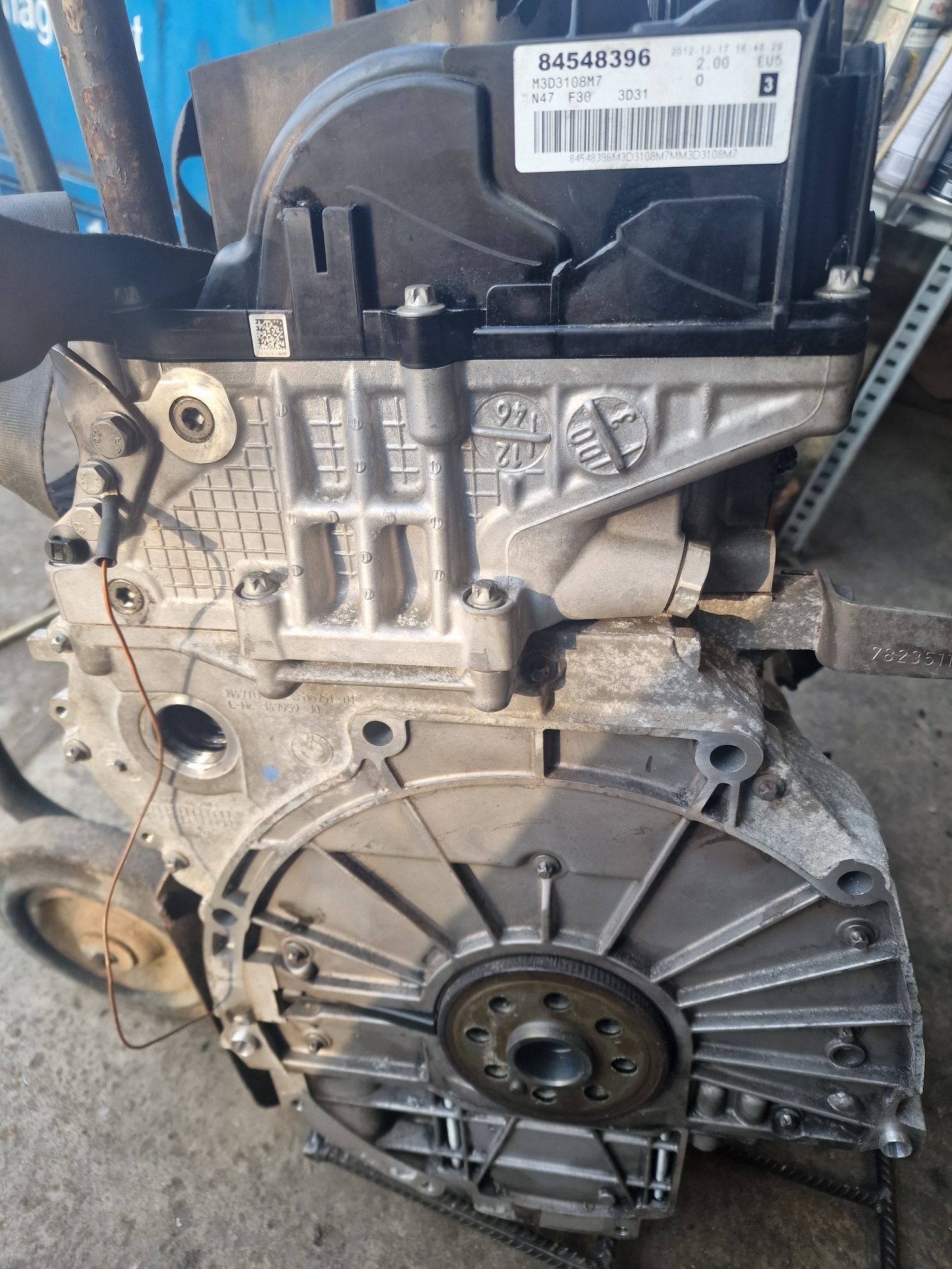 Motor 2.0 diesel Bmw seria 3 F30/F10 Cod motor N47D20C