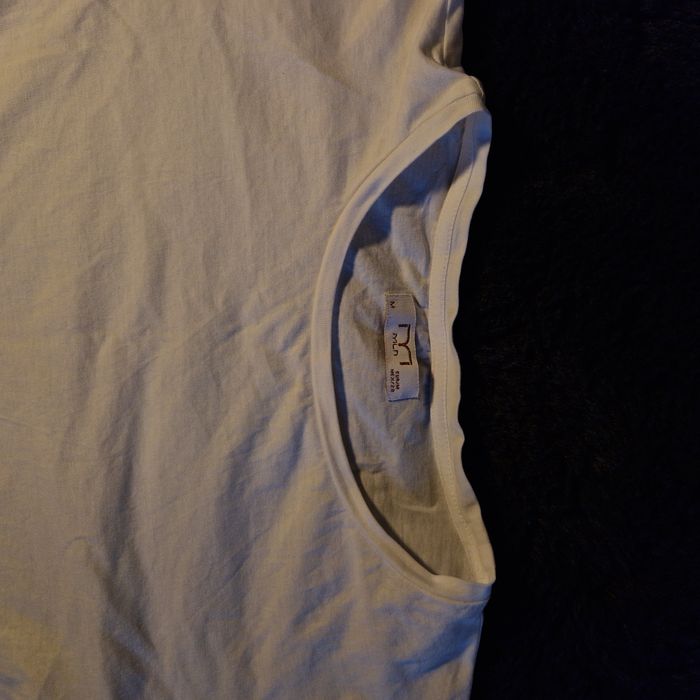 tricou alb dama maneci trapez