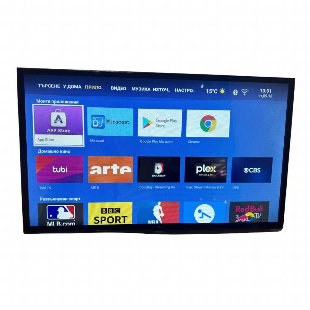 Телевизор A6 SMART Full HD – 32 инча с Android, Netflix и YouTube