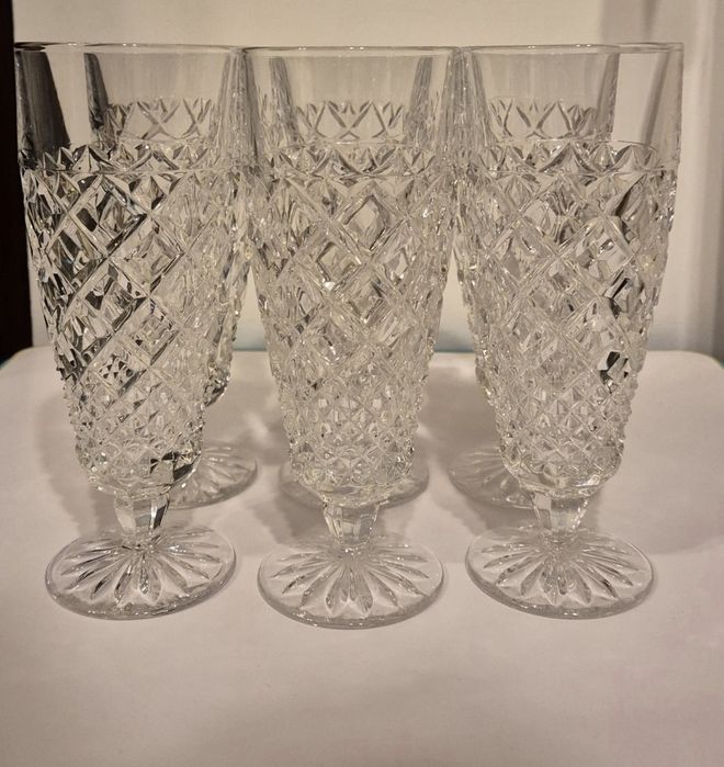 Set 6 pahare de Cristal de Bohemia Cehia