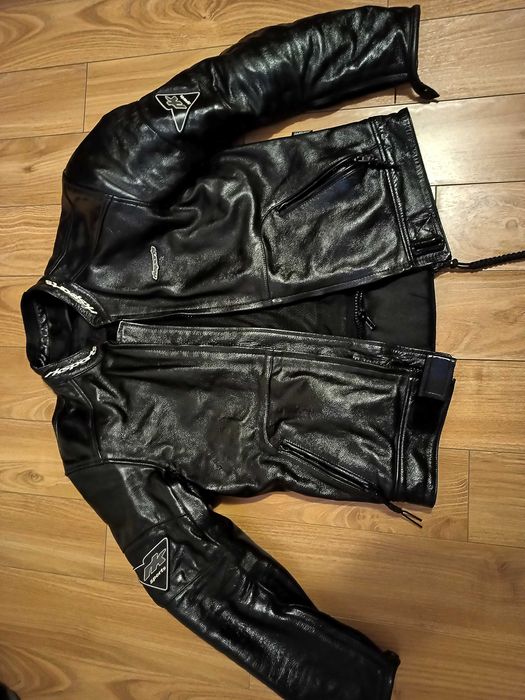 Geaca motociclist / moto, piele naturală, marca RK Sport, marime M