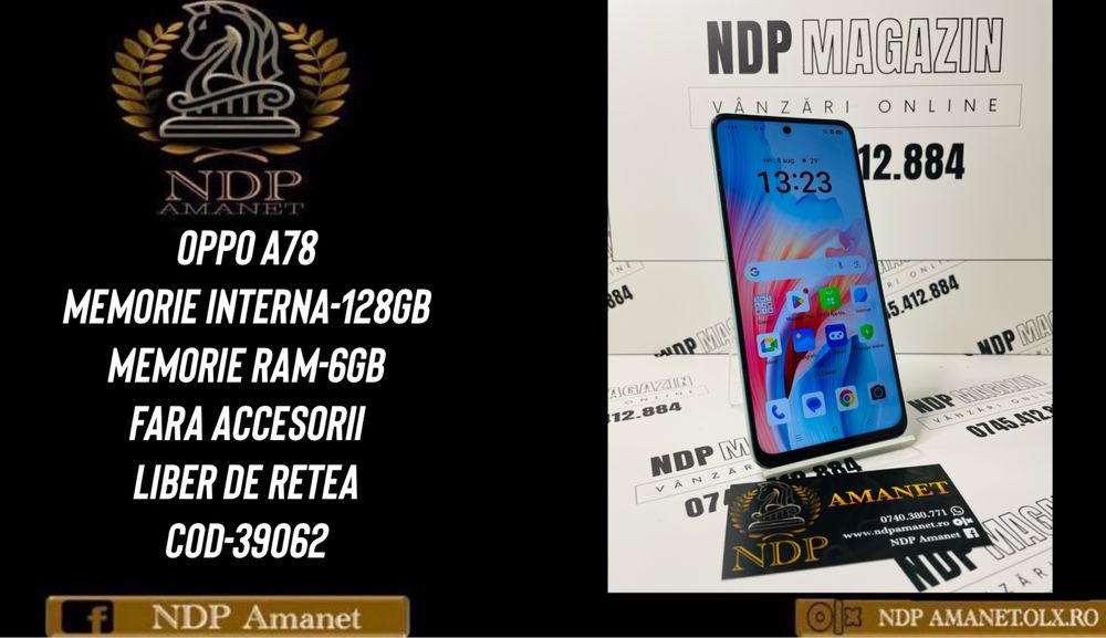 NDP Amanet Braila Oppo A78 128gb(39062)