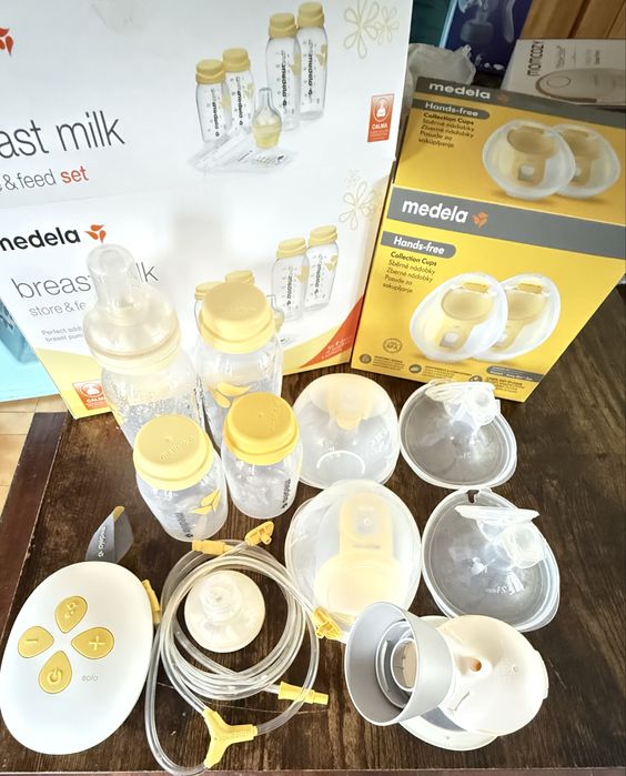 Шишета и чашки за помпа за кърма Медела Medela