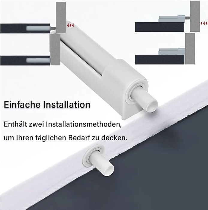 20 amortizoare clasice pentru uși de mobilă, cu închidere lentă