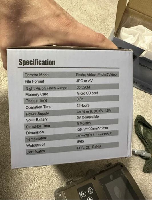 Camera video vanatoare noua 4 bucati