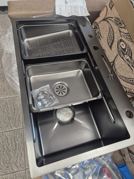 Ghiuveta bucătărie cu baterie multifuncționala