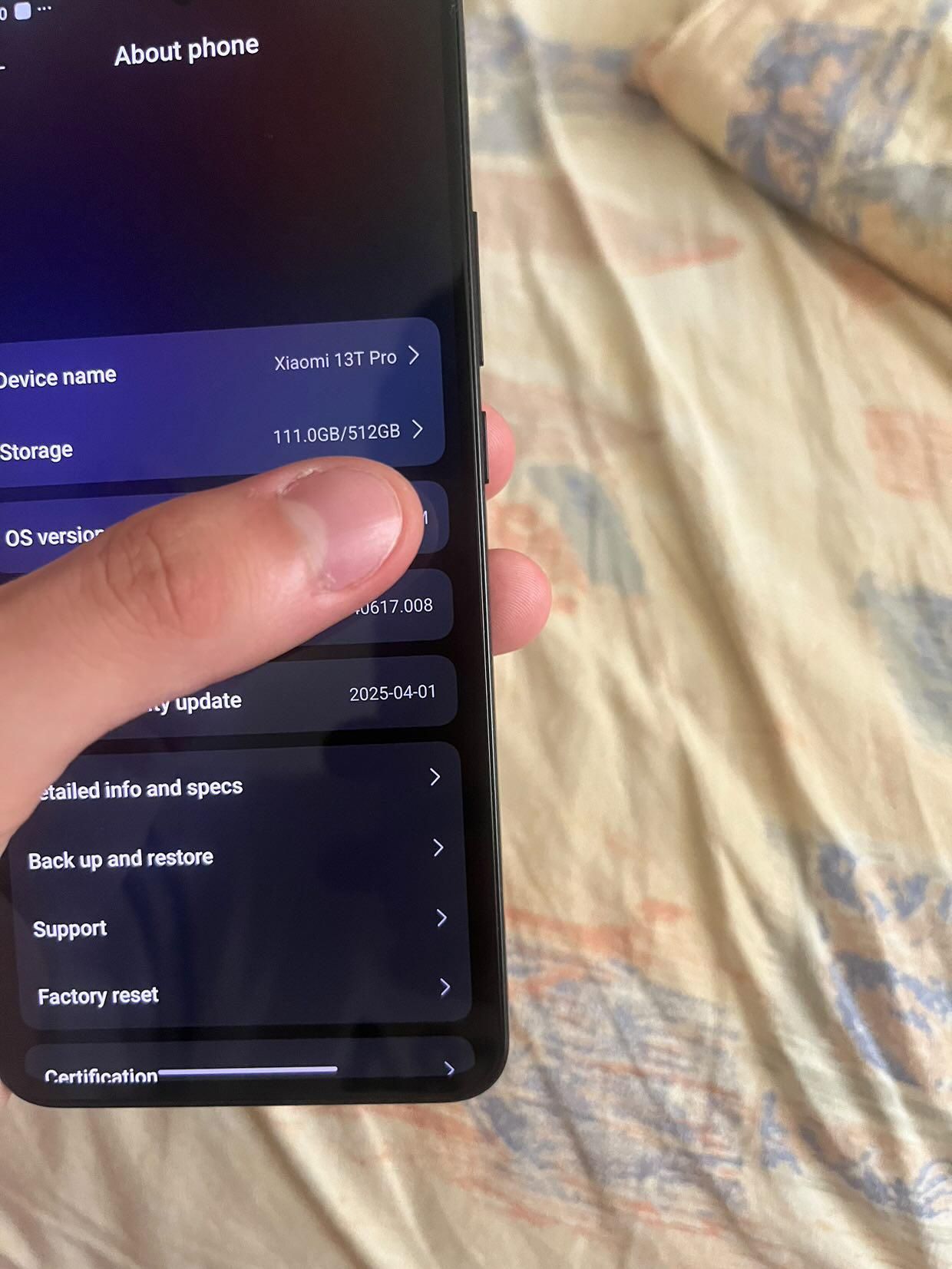 Xiaomi 13T pro 512GB/12GB RAM