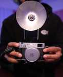 Blitz Fujifilm x100 VI Godox Lux Senior + teleconverter TCL‑X100 II