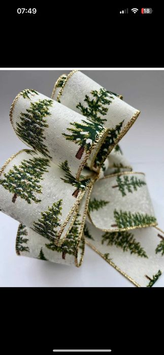 Коледна пандела с метална нишка