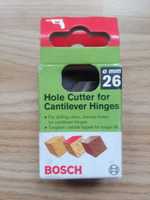Burghiu freza Bosch 26 mm cu vidia pentru balamale la dulapuri noi