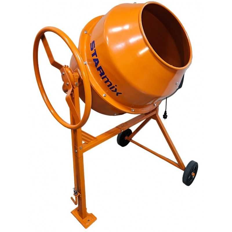 Betoniera Starmix 220lit motor 900W coroana si pinion de fonta