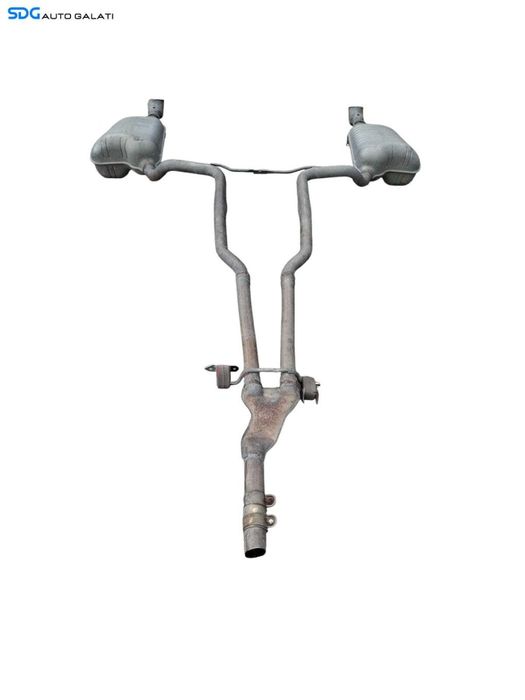 Ansamblu Complet Evacuare Toba Tobe Teava Esapament FInala Audi A6 C6 4F 3.0 Diesel 2004 - 2011 Cod 4F0253611AA 4F0253612AA [LC1311]