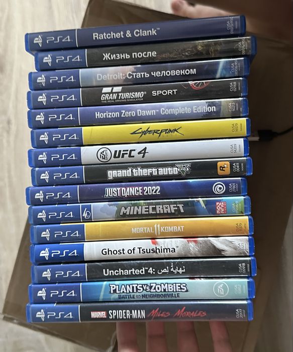 Игры на ps4, не вскрытые, новые